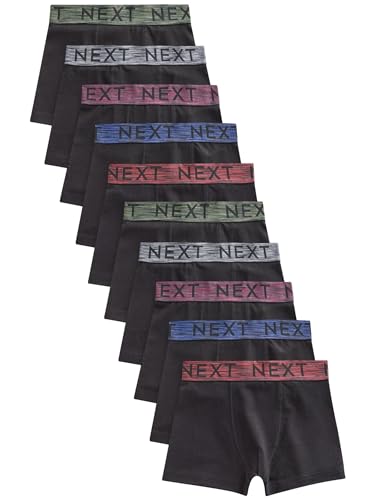 NEXT Unterhosen, 10er-Pack Schwarze Herbstbündchen 5 Jahre von NEXT