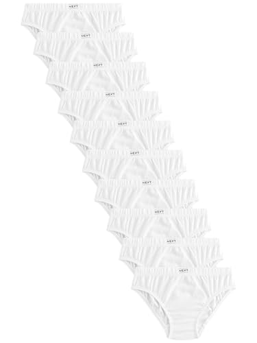 NEXT Unterhosen aus 100% Baumwolle, 10er-Pack Weiß 18 Monate von NEXT