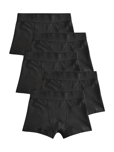 NEXT Unterhosen im 5er-Set Black with Black Waistband 9 Jahre von NEXT