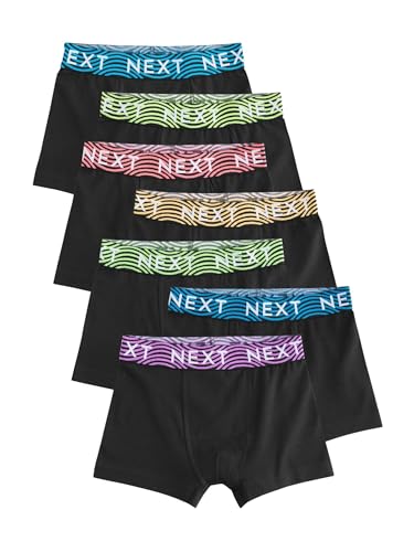 NEXT Unterhosen im 7er-Pack Black with Bright Waistband 13 Jahre von NEXT