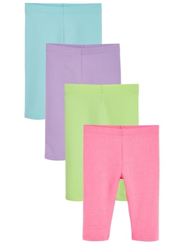 NEXT Verkürzte Leggings im 4er-Pack Neon 7 Jahre von NEXT