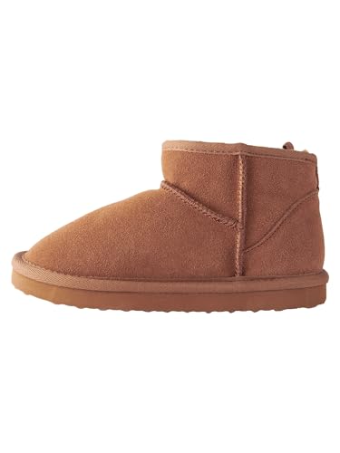 NEXT Warmgefütterte Stiefelette aus Veloursleder Hellbraun 32 von NEXT