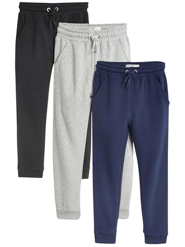NEXT Weiche Jersey-Jogginghose, 3er-Pack Marineblau/Grau/Schwarz 10 Jahre NEXT Weiche Jersey-Jogginghose, 3er-Pack Marineblau/Grau/Schwarz 10 Jahre von NEXT