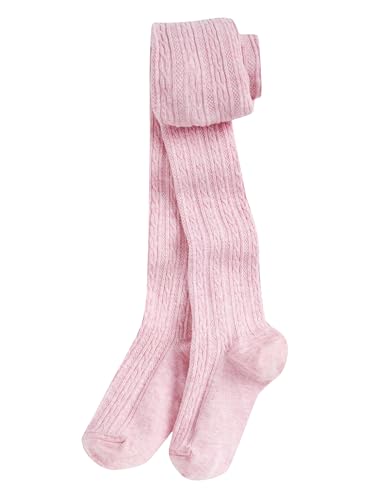NEXT Zopfmuster-Strumpfhose mit hohem Baumwollanteil Light Pink 2 Jahre von NEXT