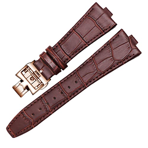 NEYENS Echtes Lederarmband ist geeignet für Vacheron Constantin Overseas Serie 4500V 5500V P47040 Edelstahlschnalle, 25mm-8mm, Achat von NEYENS