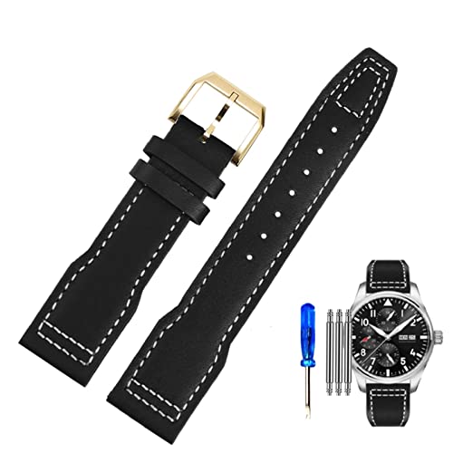 NEYENS Uhrenarmband aus echtem Leder für IWC-Piloten, Little Prince Male Mark 18 Big Fly Portugal, weiches, bequemes Armband, 20 mm Armband, 21 mm, Achat NEYENS Uhrenarmband aus echtem Leder für IWC-Piloten, Little Prince Male Mark 18 Big Fly Portugal, weiches, bequemes Armband, 20 mm Armband, 21 mm, Achat von NEYENS