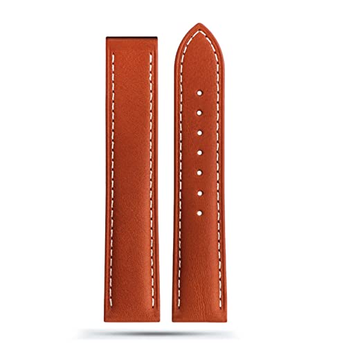 NEYENS Uhrenarmband für Omega Seamaster 300, 150, Speedmaster 007, AT150, Braun, Faltschließe, 19 mm, 20 mm, 21 mm, italienisches Lederband, 20 mm, Achat von NEYENS
