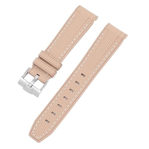 NEYENS Wasserdichtes Gummi-Uhrenarmband passend für Rolex-Uhrenarmband, 20 mm, Faltschnalle, Uhrenzubehör für Omega-Armbänder, für Männer und Frauen, 20 mm, Achat von NEYENS