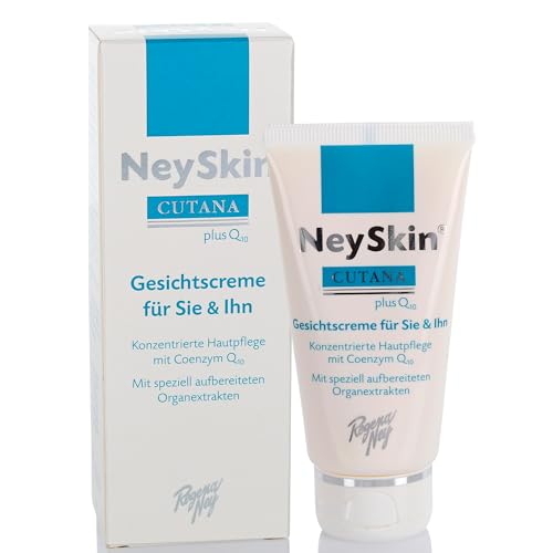 NeySkin CUTANA, Gesichtscreme für Frauen und Männer, Anti-Aging Feuchtigkeitspflege mit Organextrakt, Coenzym Q10, Kamillenöl und Ringelblumenöl, parabenfrei, aus deutscher Herstellung, 50 ml NeySkin CUTANA, Gesichtscreme für Frauen und Männer, Anti-Aging Feuchtigkeitspflege mit Organextrakt, Coenzym Q10, Kamillenöl und Ringelblumenöl, parabenfrei, aus deutscher Herstellung, 50 ml von NEYSKIN