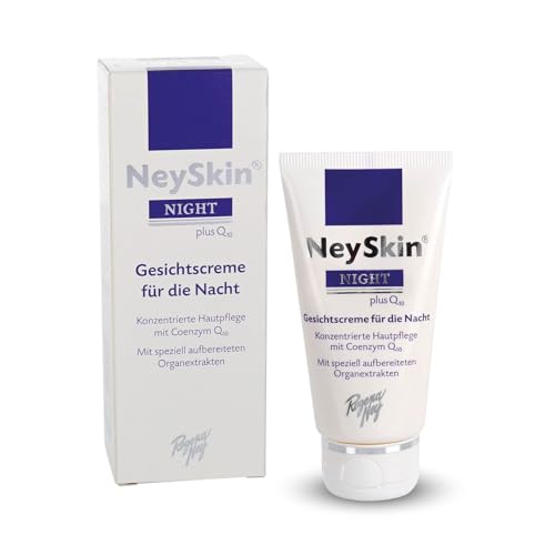 NeySkin Night Gesichtscreme, Feuchtigkeitscreme Gesicht mit Organextrakt, CQ10 und Sheabutter, feuchtigkeitsspendende Nachtcreme für Frauen und Männer, parabenfrei, aus deutscher Herstellung, 50 ml NeySkin Night Gesichtscreme, Feuchtigkeitscreme Gesicht mit Organextrakt, CQ10 und Sheabutter, feuchtigkeitsspendende Nachtcreme für Frauen und Männer, parabenfrei, aus deutscher Herstellung, 50 ml von NEYSKIN