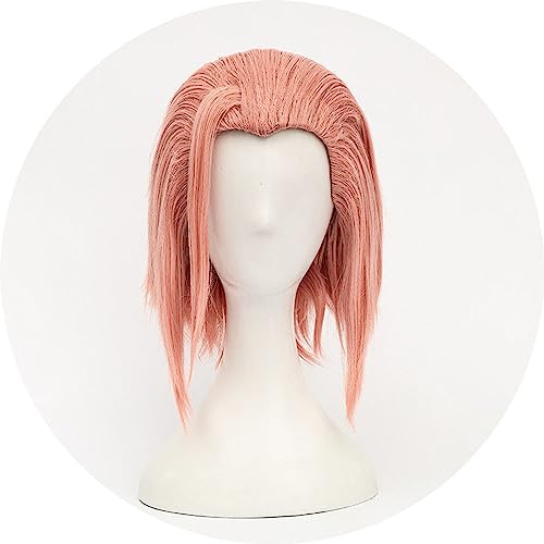 NEZIH Anime Cosplay Perücke Für Sugimoto Reimi Perücke,Short Pink Bob Perücke Synthetisches Haar,Halloween Kostüm Perücke,Für Party Karneval Weihnachten, Mit Kostenloser Perückenkappe von NEZIH