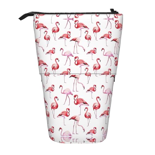 NEZIH Malerei Flamingo Teleskophalter Pop Up Schreibwaren Fall Großartig Für Weihnachten Urlaub Neujahr Geschenk Büro Tasche von NEZIH