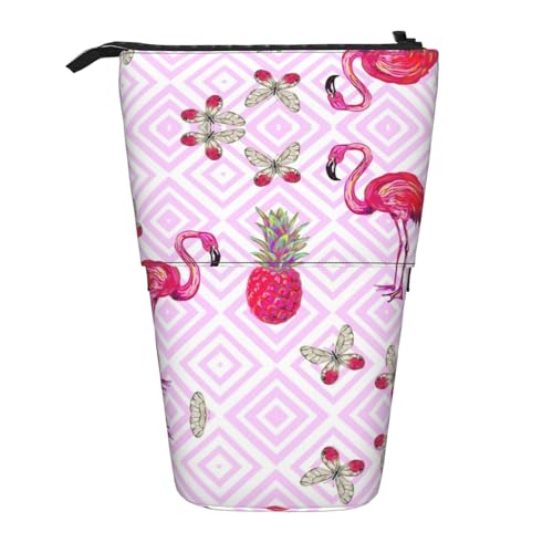 NEZIH Pink Flamingo Ananas Teleskophalter Pop Up Schreibwaren Fall Großartig Für Weihnachten Urlaub Neujahr Geschenk Büro Tasche von NEZIH