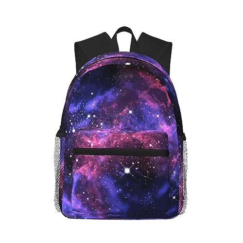 NEZIH Universum Galaxie Stern Weltraum Druck Mehrzweck Trendy Leichte College Tasche Casual Daypack Schule Rucksack Oder Männer Frauen, Universum Galaxy Star Space, One size von NEZIH