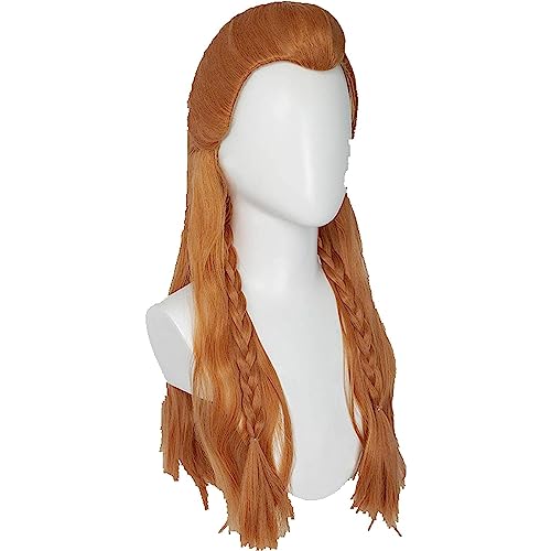 NEZIH Wig Anime Cosplay Game Genshin Wirkung X Horizont Zero Dawn Cosplay Aloy Cosplay Perücke Genshin Wirkung Aloy Cosplay Cosplay Perücke, Halloween-Dekorationszubehör von NEZIH