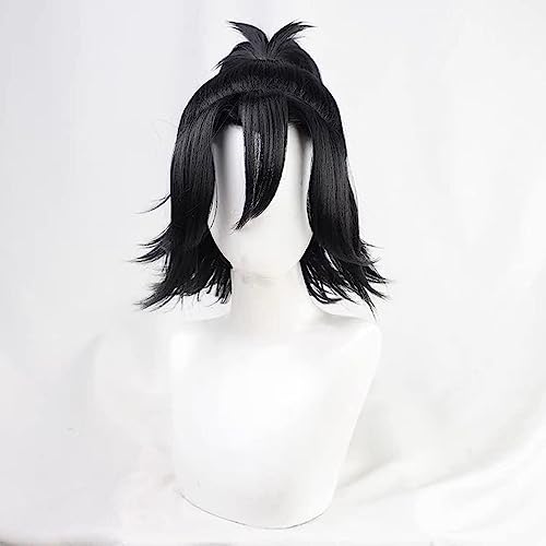 NEZIH Wig Anime-Cosplay-Perücke, HORI-San Zu MIYAMURA-Kun OVA-Perücke, Miyamura Izumi-Perücke, Schwarze Synthetische Kurze Perücke, Mit Gratis Perückenkappe, for Die Tägliche Party An Halloween von NEZIH