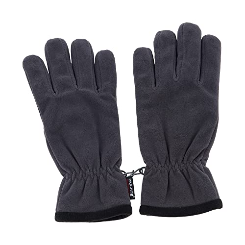 NF NITZSCHE fashion Winterfleece Handschuh für Herren – schwarz und grau – Größen: 9 und 9,5 – warmer Winterhandschuh – mit warmer ICULATE® Isolierung von NF NITZSCHE fashion