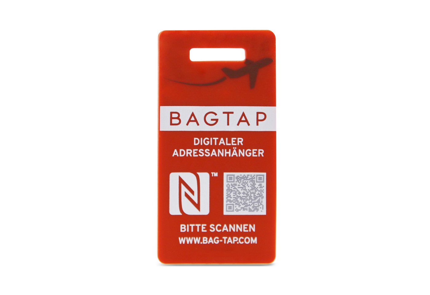 NFC21 Gepäckanhänger BAGTAP Digitaler Adressanhänger, mit NFC und QR-Code, wasserfest, 30 x 60 mm NFC21 Gepäckanhänger BAGTAP Digitaler Adressanhänger, mit NFC und QR-Code, wasserfest, 30 x 60 mm von NFC21