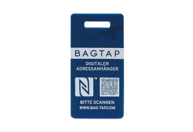 NFC21 Gepäckanhänger BAGTAP Digitaler Adressanhänger, mit NFC und QR-Code, wasserfest, 30 x 60 mm NFC21 Gepäckanhänger BAGTAP Digitaler Adressanhänger, mit NFC und QR-Code, wasserfest, 30 x 60 mm von NFC21