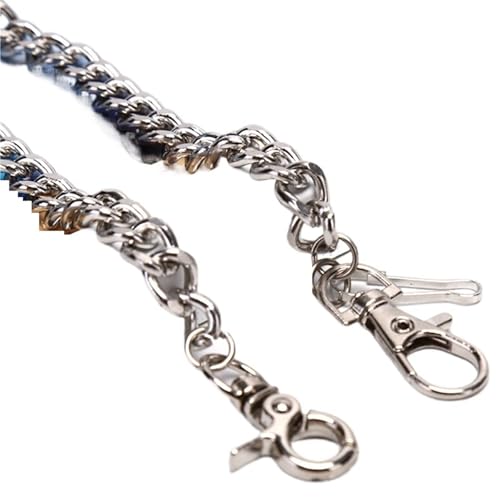 Hosenkette Hosenkette 1PCS Metall Schlüsselanhänger Hipster Hose Jean Schlüssel Brieftasche Gürtel Ring Clip Herren Punk von NFEKLFI