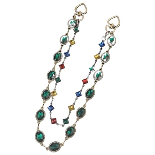 Hosenkette Hosenkette Bunte Hosen for Männer Und Frauen Leichte Waren Taille Accessorie One's Hip Hop Schmuck(Color5) von NFEKLFI