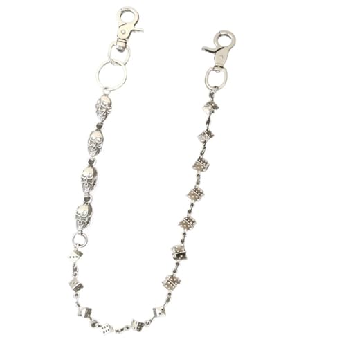 Hosenkette Hosenkette Retro DIY Würfel Put Pants Modische Männer und Frauen One's Taille Zubehör Urlaub von NFEKLFI