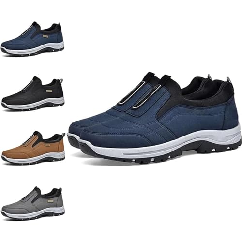 Daladder Walking Shoes, Daladder Orthopedic Walking Shoes, Men's Comfortable Waterproof Breathable Orthopedic Walking Shoes Hiking Shoes (Blue,38) von NFGTJYUI