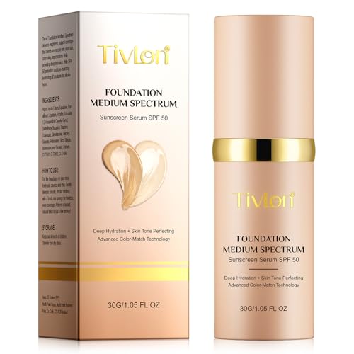 Foundation Color Changing - Foundation 4 in 1 Medium/Light Spectrum With SPF 50 | All-Day Makeup Hold & Makeup Nude & Waterproof | Hydrating Foundation Full Coverage Suitable For Dry & Oily Skin Types von NFILVSYO