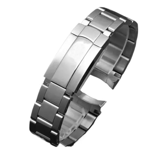 NFJNFCF 904L Edelstahl Herren Uhrenarmband Kompatibel mit Rolex Oyster Perpetual Datejust DAYTONA SUBMARINER Luxus Uhrenarmband 20mm 21mm Armband(20mm) von NFJNFCF