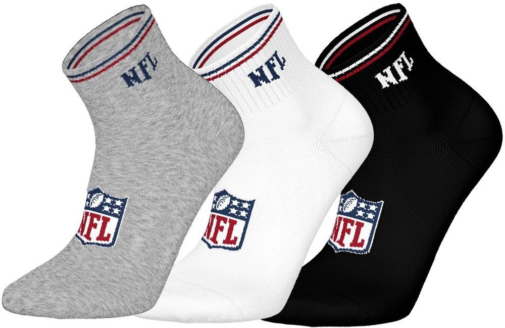 NFL Shield Socken 3pk Quarter Socks NFL Shield Socken 3pk Quarter Socks von NFL Shield
