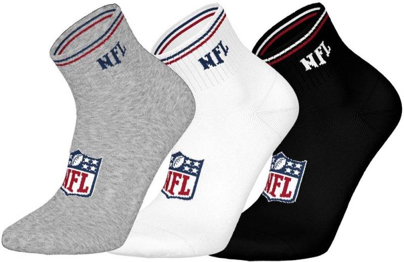NFL Shield Socken 3pk Quarter Socks NFL Shield Socken 3pk Quarter Socks von NFL Shield