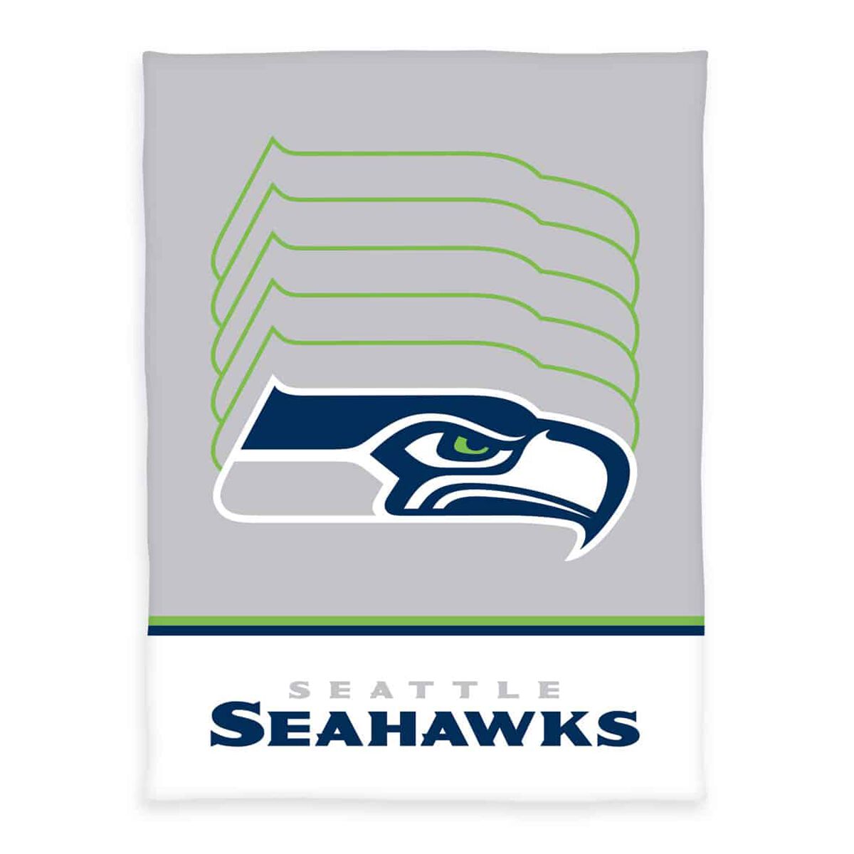 NFL Decke - Seattle Seahawks - Flauschdecke - multicolor von NFL