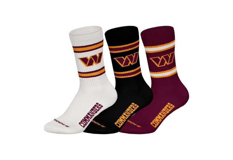 NFL Kurzsocken Unisex Socken 3er Pack Baumwolle (Packung, 3er Pack) von NFL