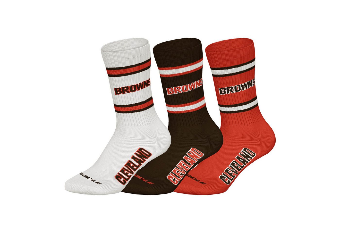 NFL Kurzsocken Unisex Socken 3er Pack Baumwolle (Packung, 3er Pack) von NFL