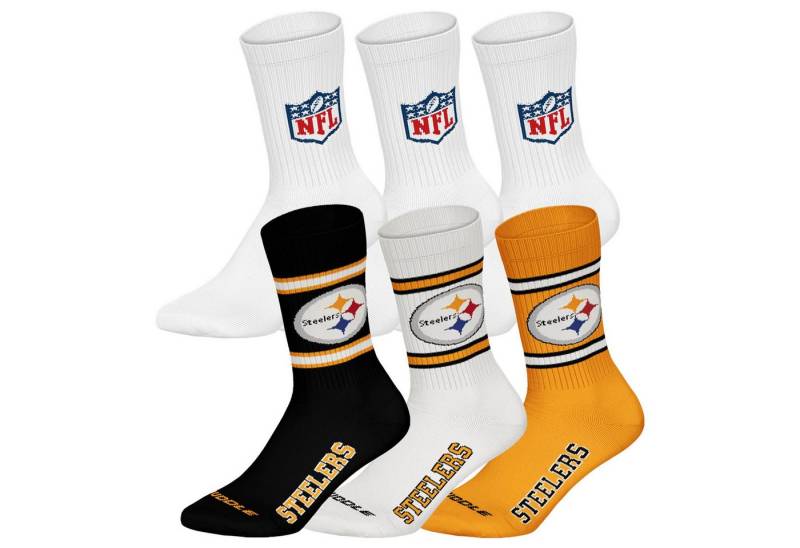 NFL Kurzsocken Unisex Socken 6er Pack Baumwolle (Packung, 6er Pack) von NFL