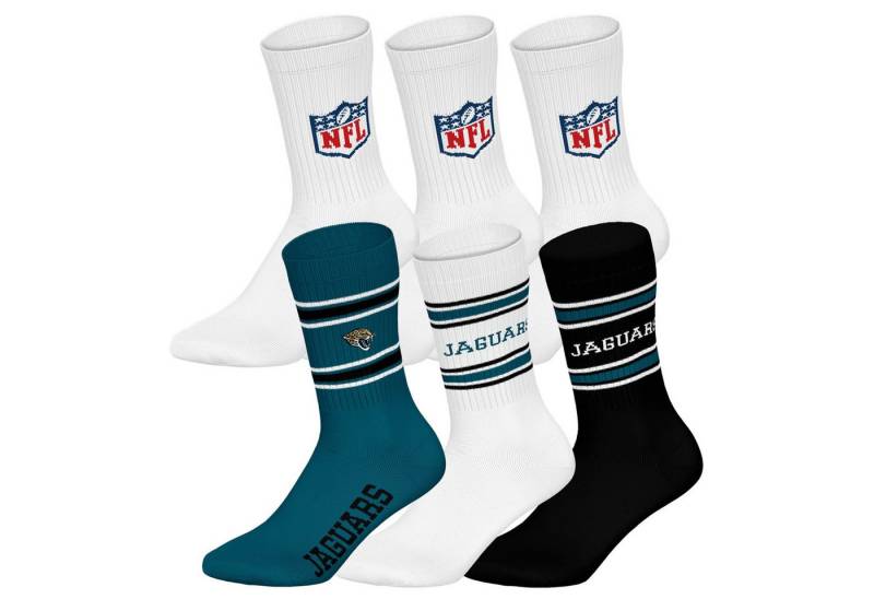 NFL Kurzsocken Unisex Socken 6er Pack Baumwolle (Packung, 6er Pack) von NFL