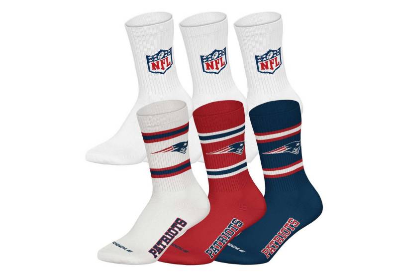 NFL Kurzsocken Unisex Socken 6er Pack Baumwolle (Packung, 6er Pack) von NFL