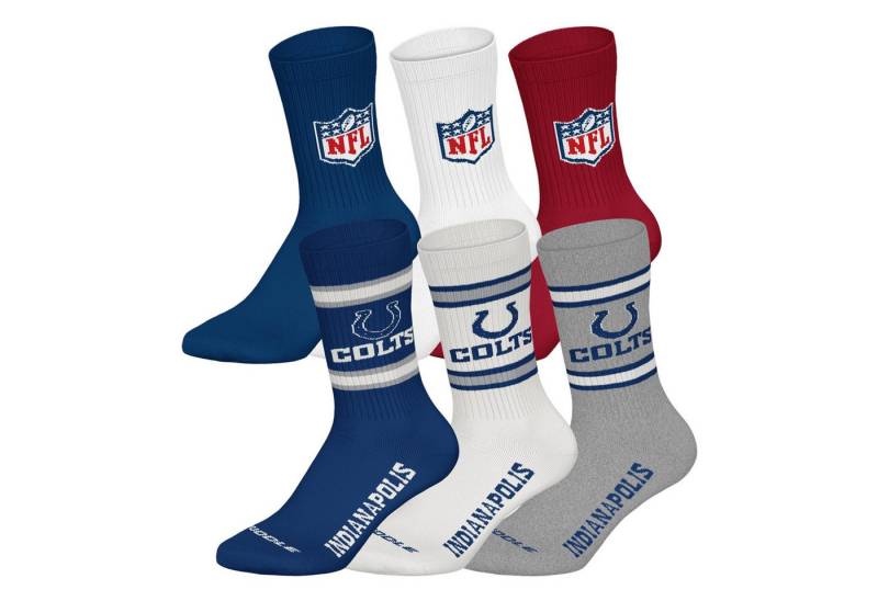 NFL Kurzsocken Unisex Socken 6er Pack Baumwolle (Packung, 6er Pack) von NFL