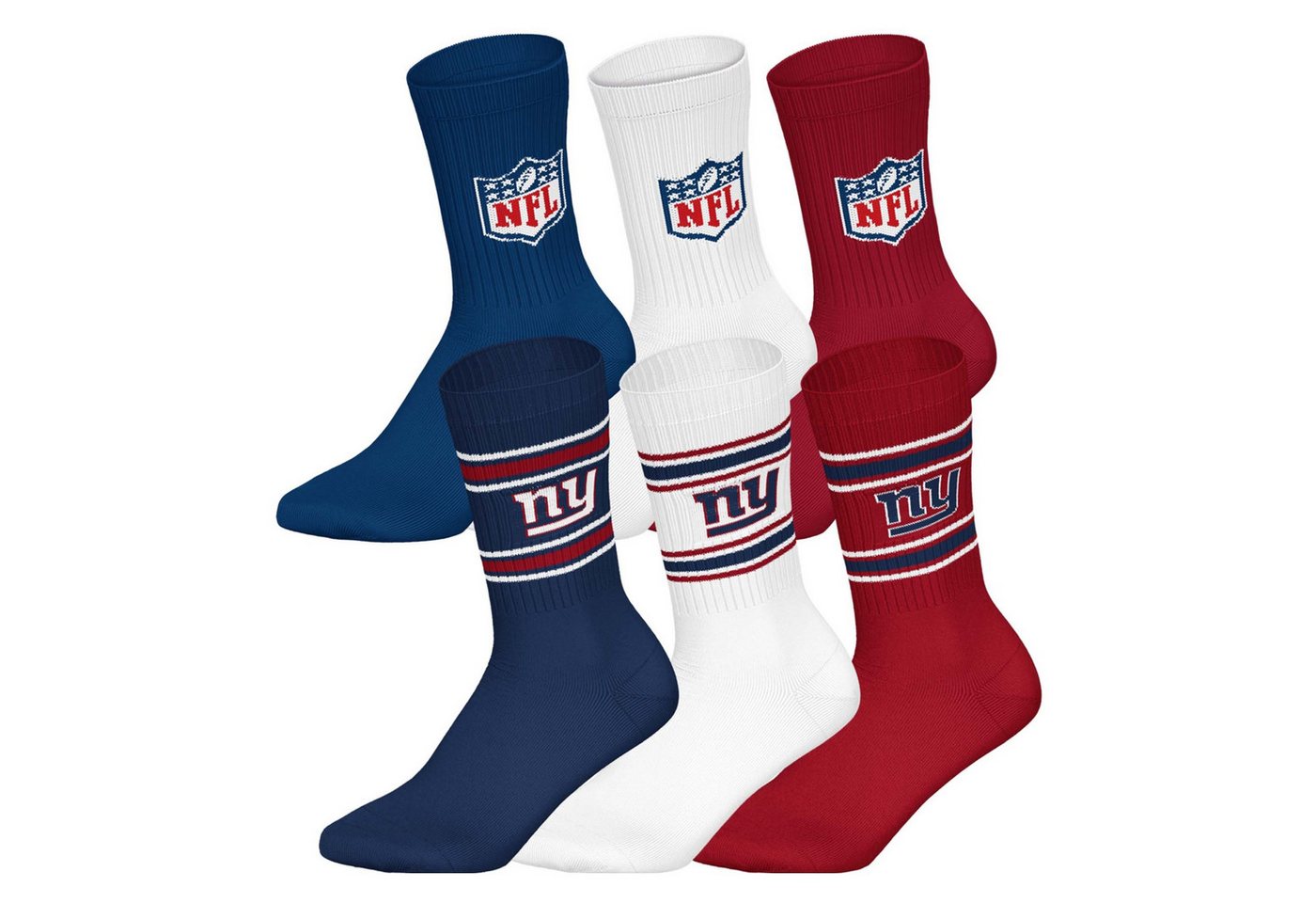 NFL Kurzsocken Unisex Socken 6er Pack Baumwolle (Packung, 6er Pack) von NFL