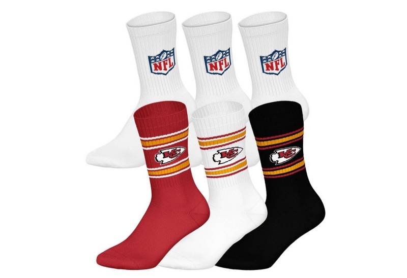 NFL Kurzsocken Unisex Socken 6er Pack Baumwolle (Packung, 6er Pack) von NFL