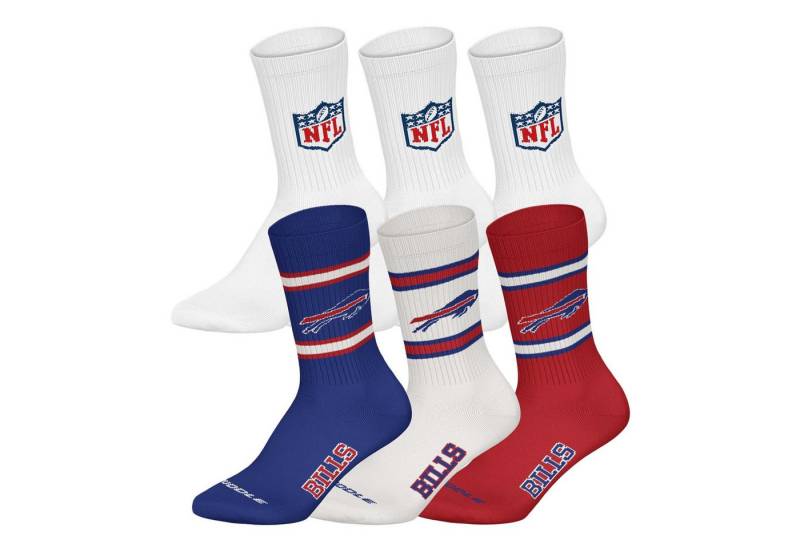 NFL Kurzsocken Unisex Socken 6er Pack Baumwolle (Packung, 6er Pack) von NFL
