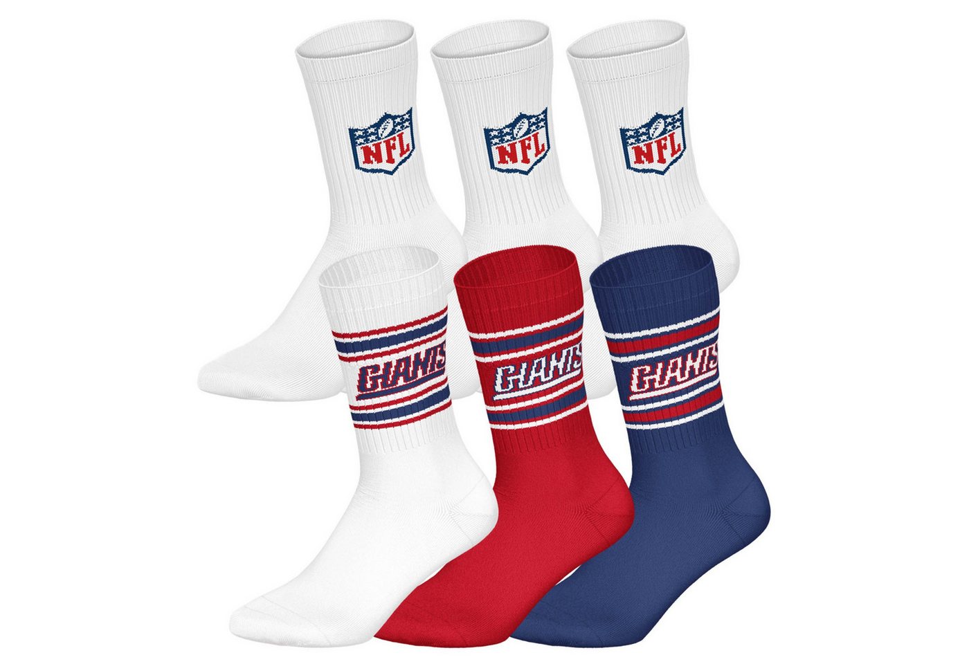 NFL Kurzsocken Unisex Socken 6er Pack Baumwolle (Packung, 6er Pack) von NFL