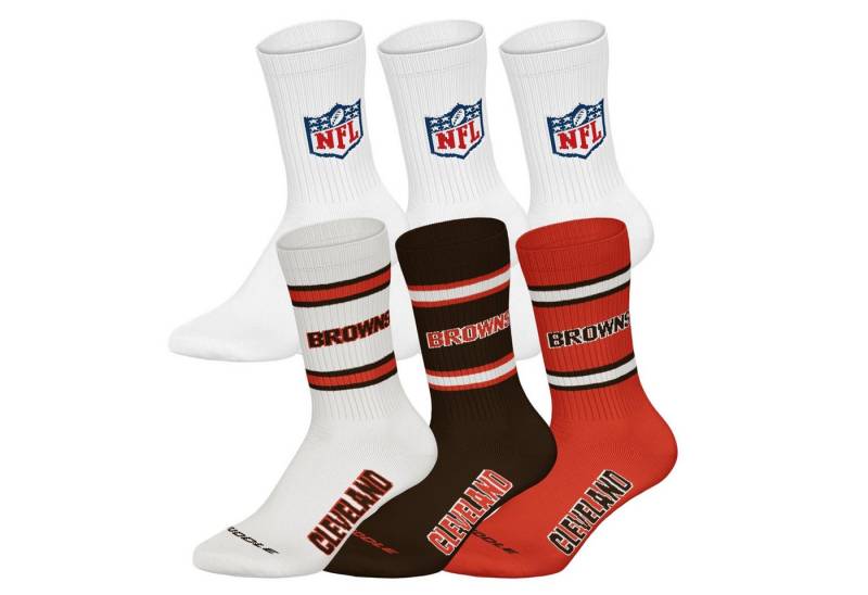 NFL Kurzsocken Unisex Socken 6er Pack Baumwolle (Packung, 6er Pack) von NFL