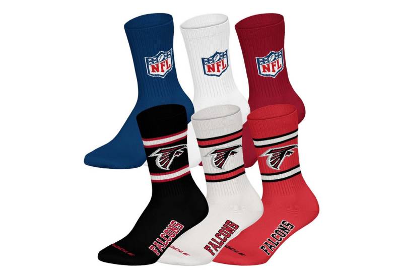 NFL Kurzsocken Unisex Socken 6er Pack Baumwolle (Packung, 6er Pack) von NFL