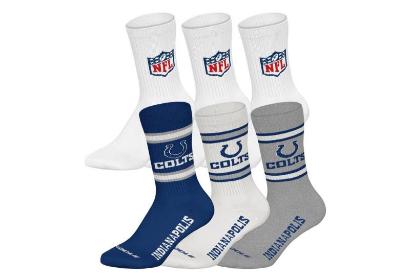 NFL Kurzsocken Unisex Socken 6er Pack Baumwolle (Packung, 6er Pack) von NFL