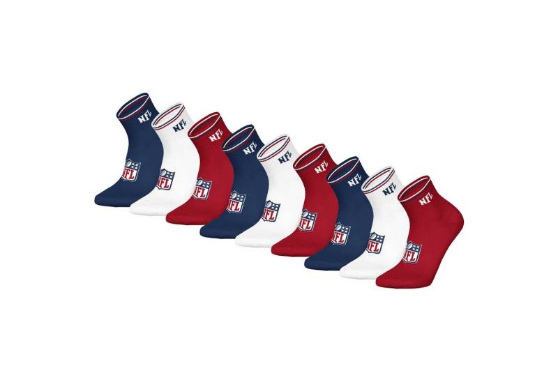 NFL Kurzsocken Unisex Socken 9er Pack Baumwolle (Packung, 9er Pack) von NFL