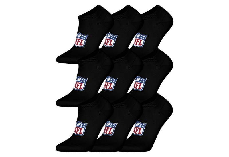 NFL Sneakersocken Unisex Socken 9er Pack Baumwolle (Packung, 9er Pack) von NFL