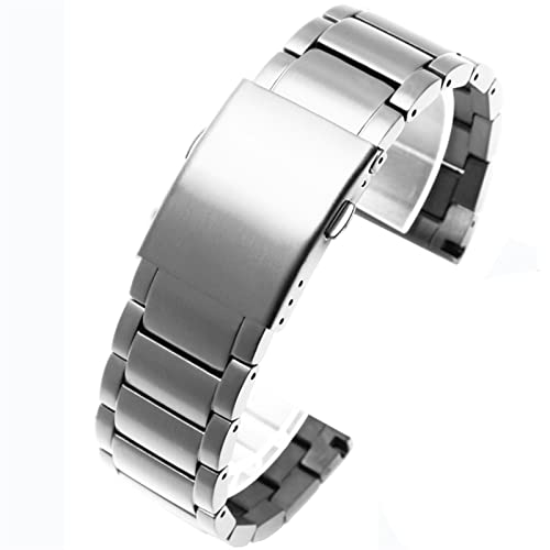 NFRFK Fit Diesel DZ4316 DZ7395 DZ7305 DZ7330 4358 Watch 24mm 26 Mm 28 Mm 30 Mm Hight Quality Duty Edelstahlgurt Für Männer Watchband(A-silver,26mm) von NFRFK