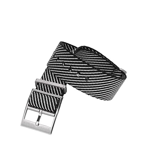 NFRFK Für Tudor Biwan xiaohonghua Qicheng Serie 1958 strukturiertes Uhrenarmband aus bronzefarbenem Canvas-Nylon-Uhrenarmband 20/21/22 mm(O,20mm) von NFRFK