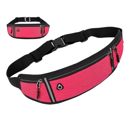 NFRFK Lässige Hüfttasche, wasserdicht, Sporttasche, für Damen und Herren, multifunktional, zum Laufen, modische Handytasche, Brusttasche, Damen-Handtasche, violett, Einheitsgröße von NFRFK